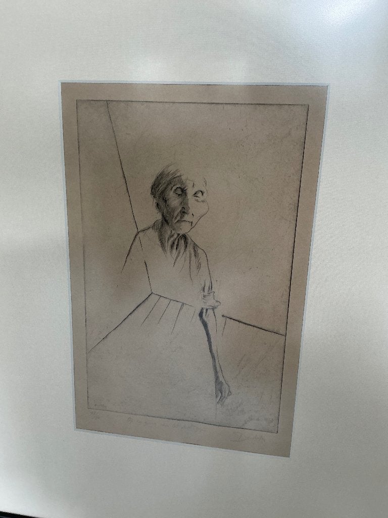 Gravure, Antiquités & Art, Portrait ou Personnes, Enlèvement, Sous verre, Papier