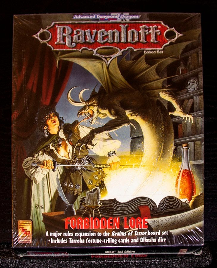 ADD2ndEd-Ravenloft, Forbidden Lore (Sealed Box TSR 1992), Ophalen of Verzenden, Zo goed als nieuw, Overige soorten, Boek of Catalogus
