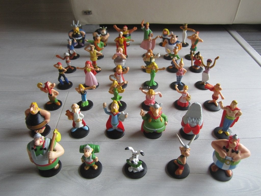 Astérix - Lot de 42 personnages différents, Enlèvement ou Envoi, Astérix et Obélix, Comme neuf, Statue ou Figurine