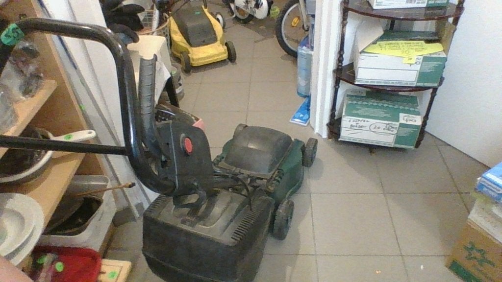 grasmachine, Tuin en Terras, Grasmaaiers, Ophalen, Zo goed als nieuw, Elektrische grasmaaier
