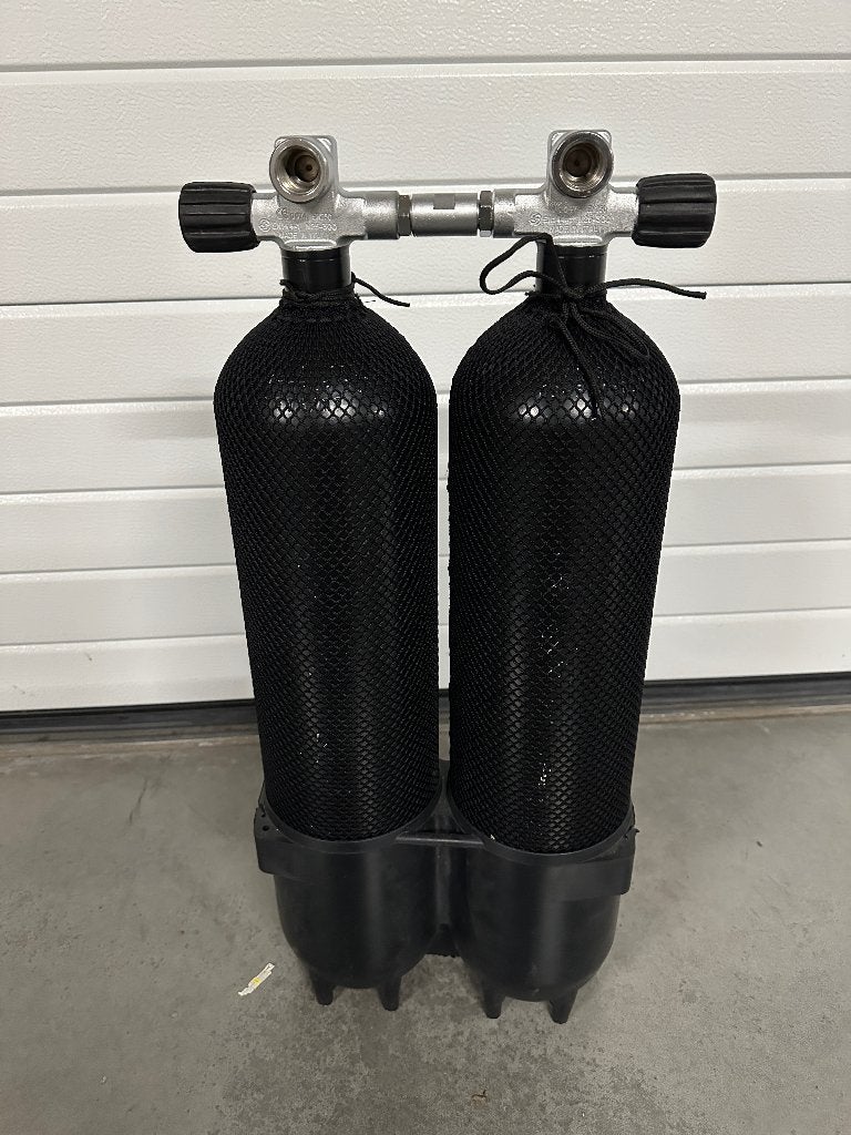 duikfles 2 x 7 300 bar, Enlèvement, Comme neuf, Bouteille de plongée