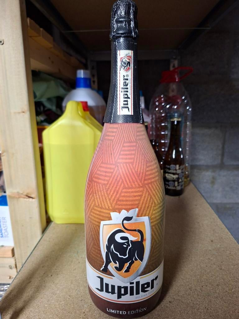Bouteille jupiler 1,5 l, Verzamelen, Biermerken, Ophalen of Verzenden, Jupiler