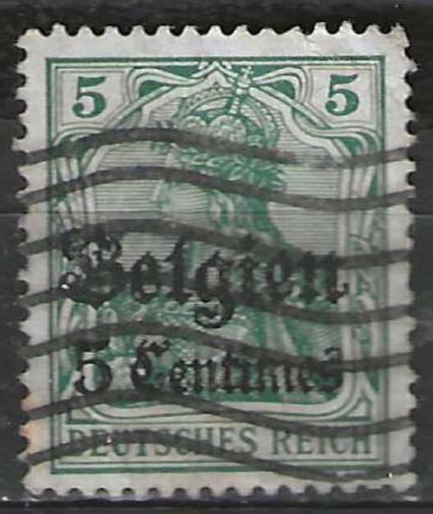 Belgique Occupation allemande 1914 - Yvert/OBP 2 - Cent (ST), Envoi, Affranchi, Oblitéré