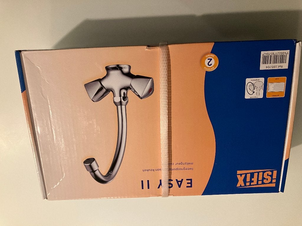 Keukenkraan tweewegsmengkraan, Doe-het-zelf en Bouw, Sanitair, Ophalen, Nieuw