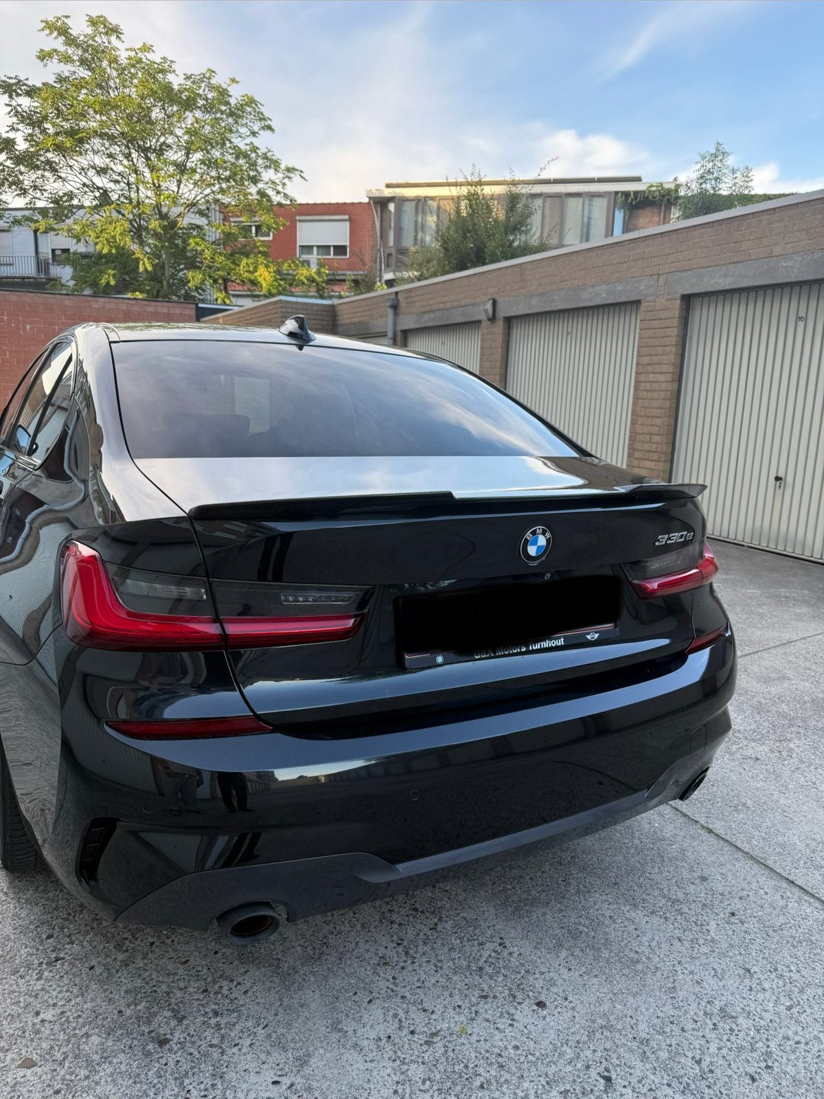 Carbon look Spoiler, side skirts, front bumper, Ophalen, Voor, BMW, Bumper