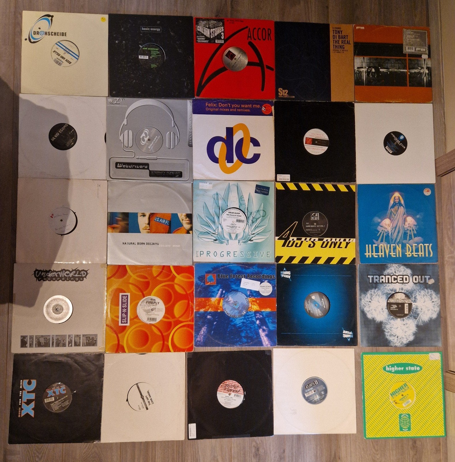 Lot retro trance vinyl (eind jaren '90 - begin 2000), Cd's en Dvd's, Vinyl | Dance en House, Ophalen, Gebruikt, 12 inch, Dance