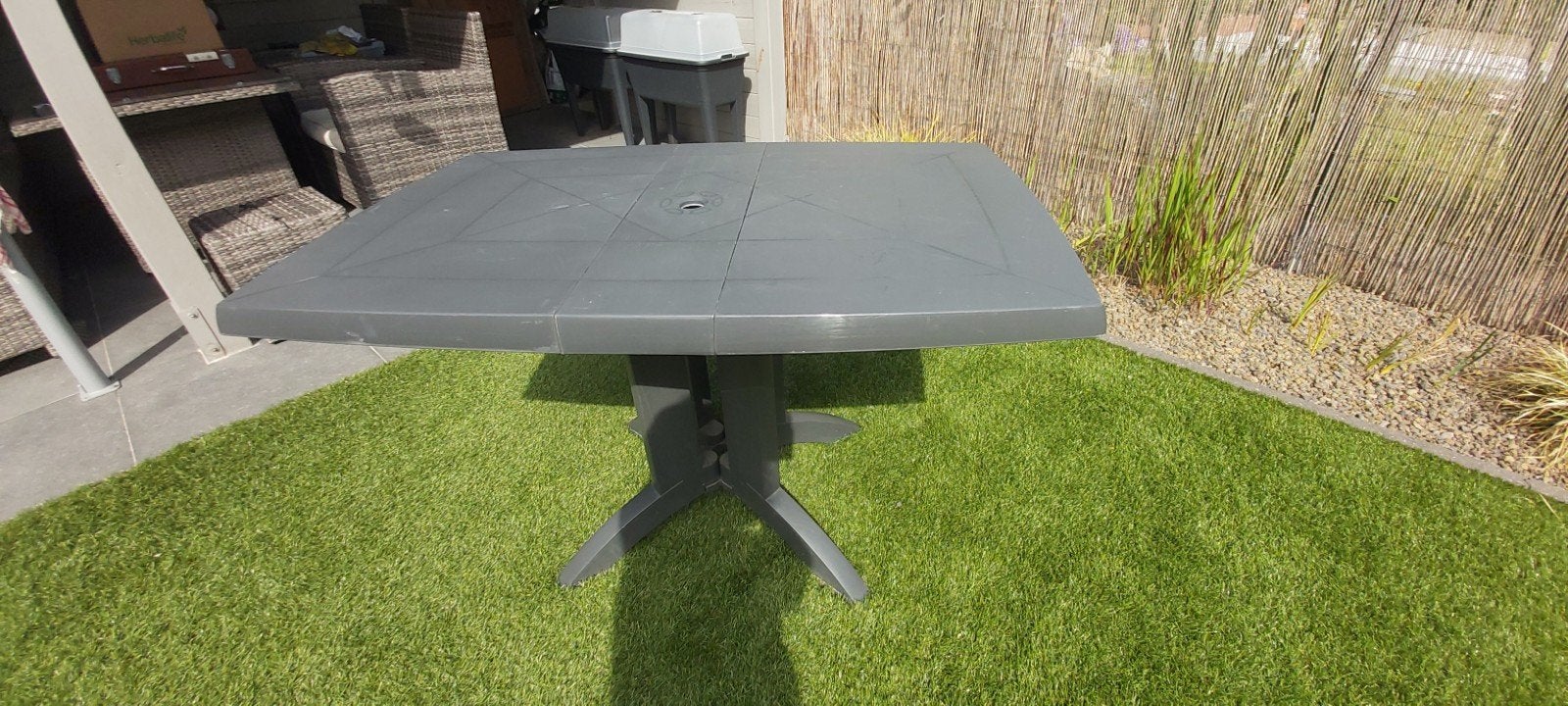 Klap tuintafel 1m18 op 77cm, Ophalen