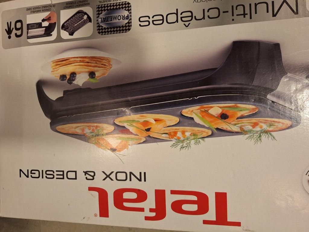 Grill pannenkoekenplaat, Ophalen