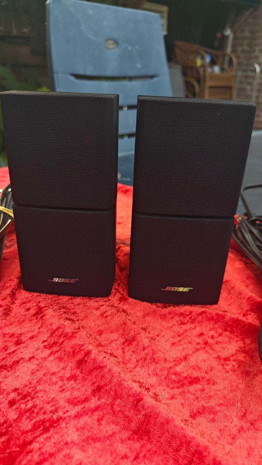 Haut-parleurs Bose Dual Cube, 2 x noirs et câbles pour haut-, Enlèvement ou Envoi