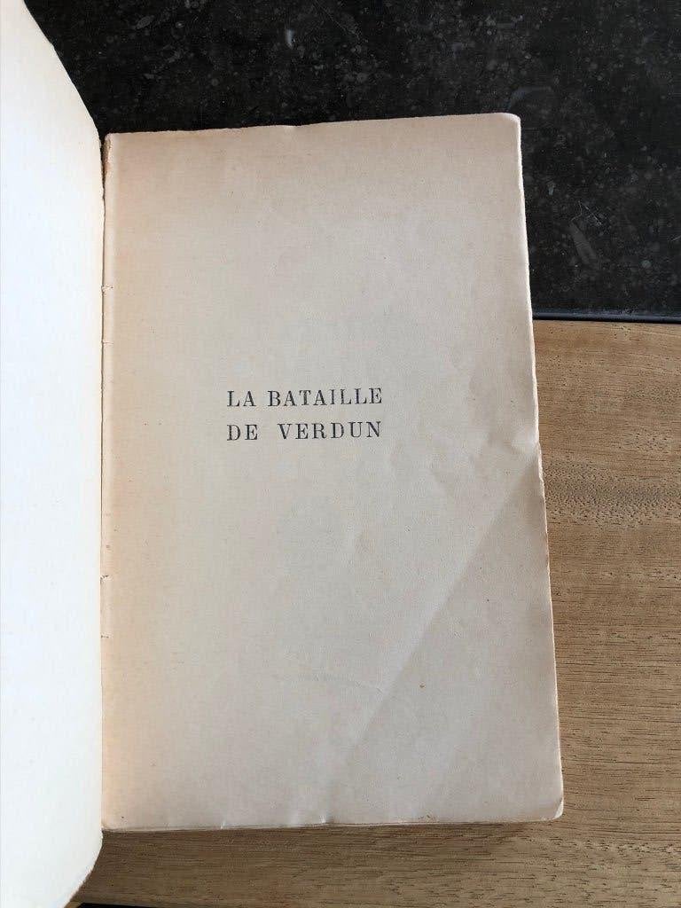 La bataille de Verdun - Maréchal PETAIN *Guerre 14-18 *1929, Ophalen of Verzenden, Maréchal Pétain