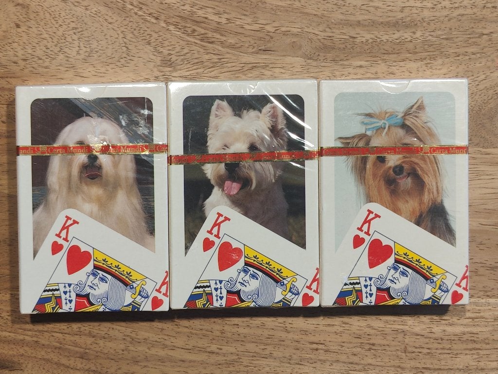 Speelkaarten Carta Mundi honden, Ophalen of Verzenden, Nieuw, Speelkaart(en)