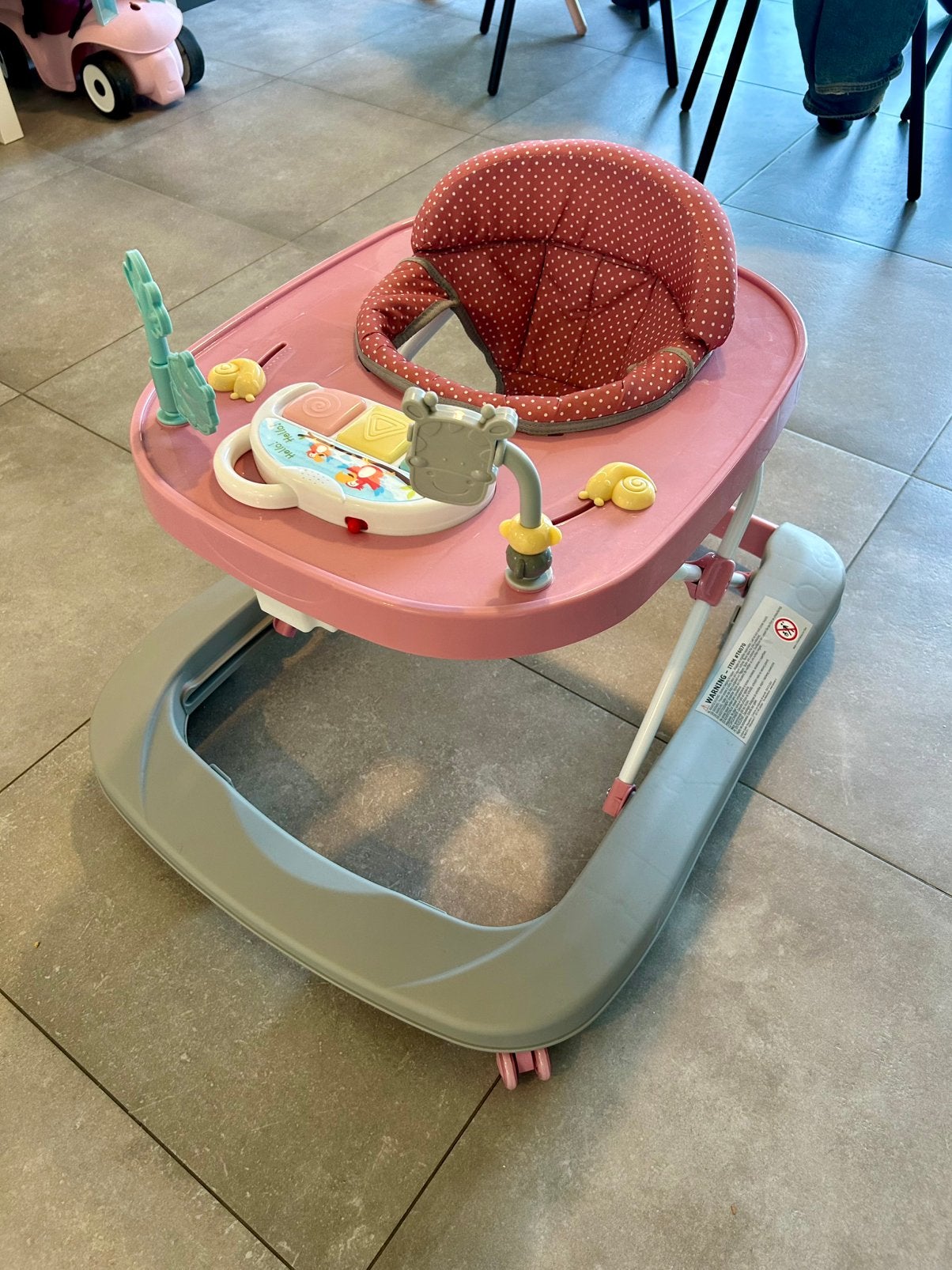 Topmark Lexi loopstoel - roze, Enfants & Bébés, Jouets | Jouets de bébé, Comme neuf, Enlèvement