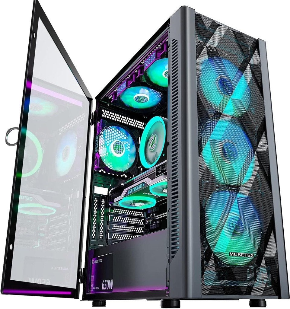 Compleet Nieuwe Game PC Ryzen7 9800x3d,32 GB ram,1TB SSD,RTX, Ophalen, 32 GB, Nieuw, AMD Ryzen 7