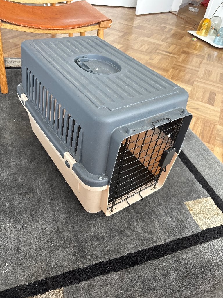 Kat hond transportbox/ bench - reistas, Enlèvement, Utilisé