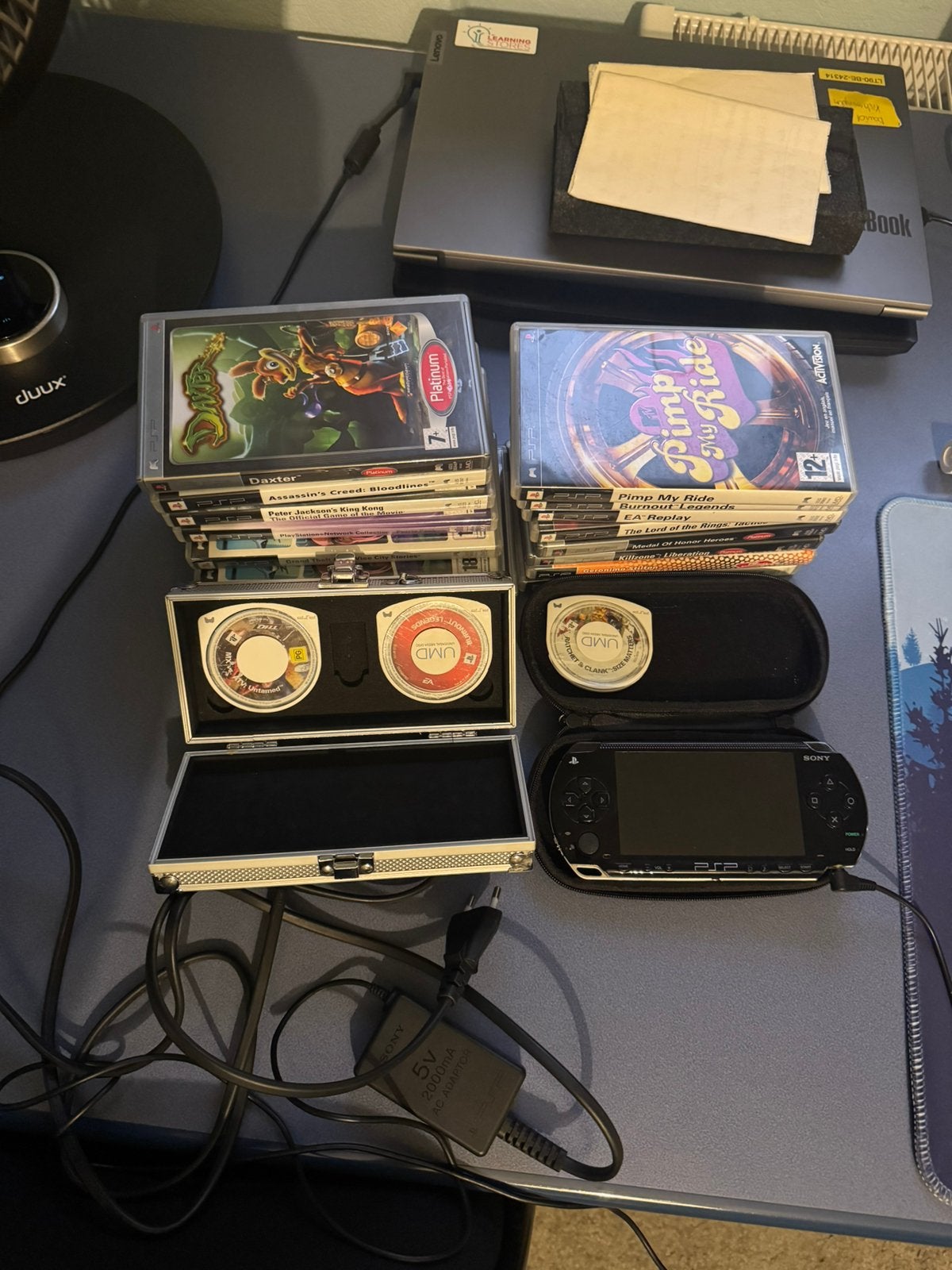 Psp 1000 - 16 GAMES, Consoles de jeu & Jeux vidéo, Enlèvement, Comme neuf, PSP