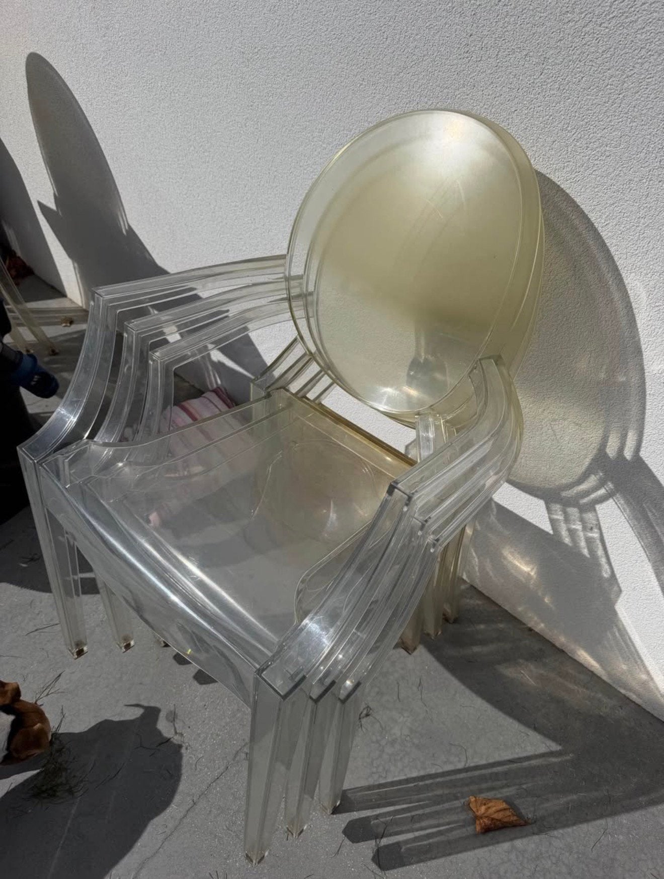 Lot de 6 chaises Kartell Victoria Ghost – Philippe Starck, Maison & Meubles, Autres couleurs, Synthétique, Enlèvement, Cinq, Six Chaises ou plus