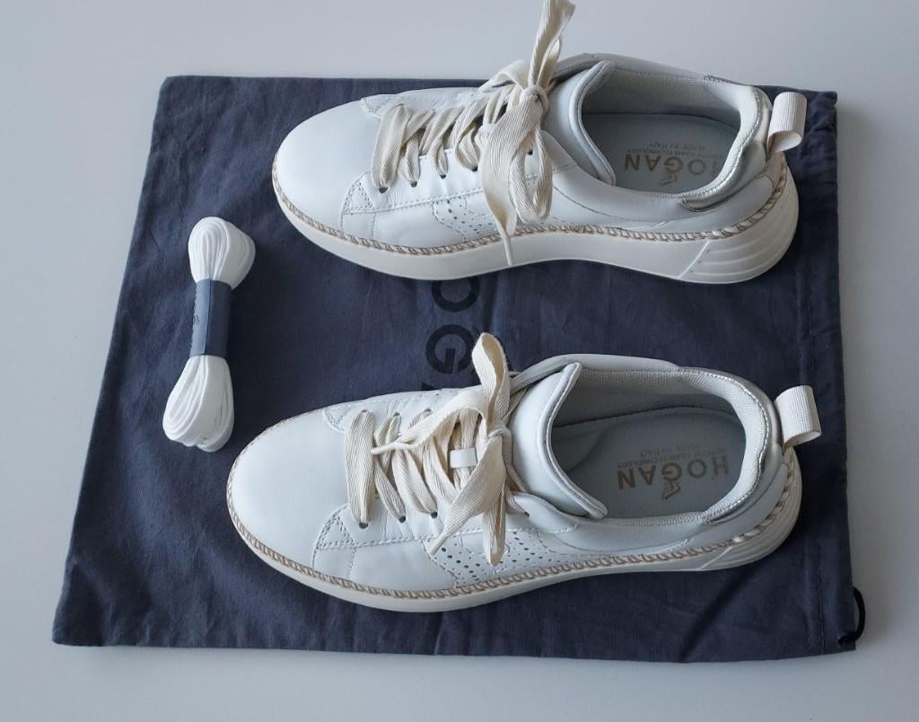 Sneakers Hogan Rebel cuir blanc – femme, Kleding | Dames, Schoenen, Ophalen, Wit, Sneakers, Hogan