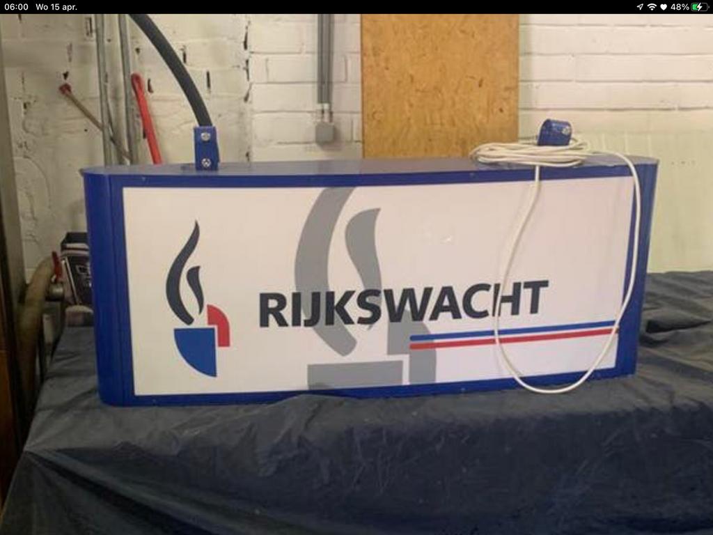 Rijkswacht licht, Verzamelen, Militaria | Algemeen, Ophalen of Verzenden, Rijkswacht
