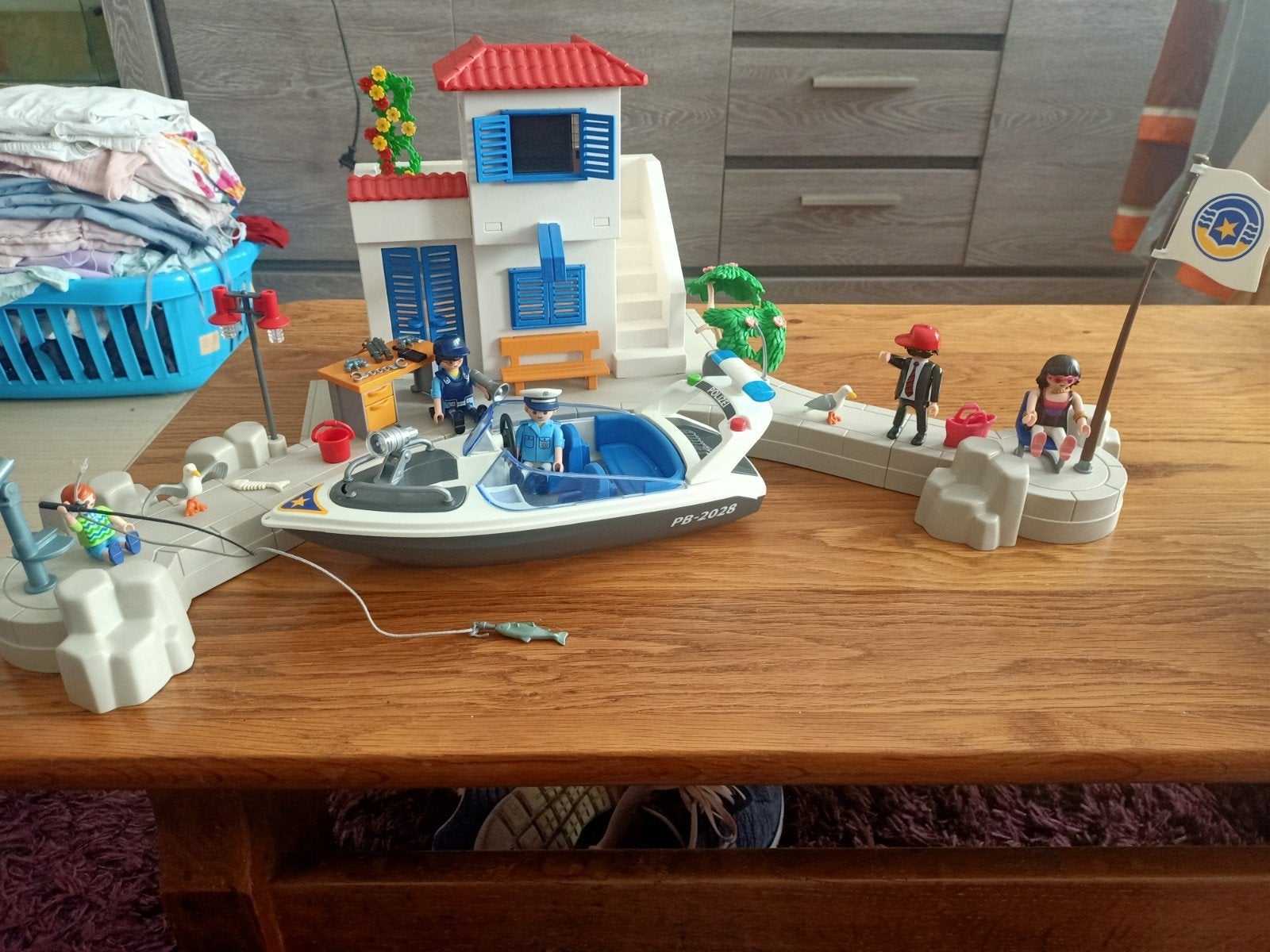 zeevaart politie Playmobil met figuurtjes, Ophalen of Verzenden, Zo goed als nieuw
