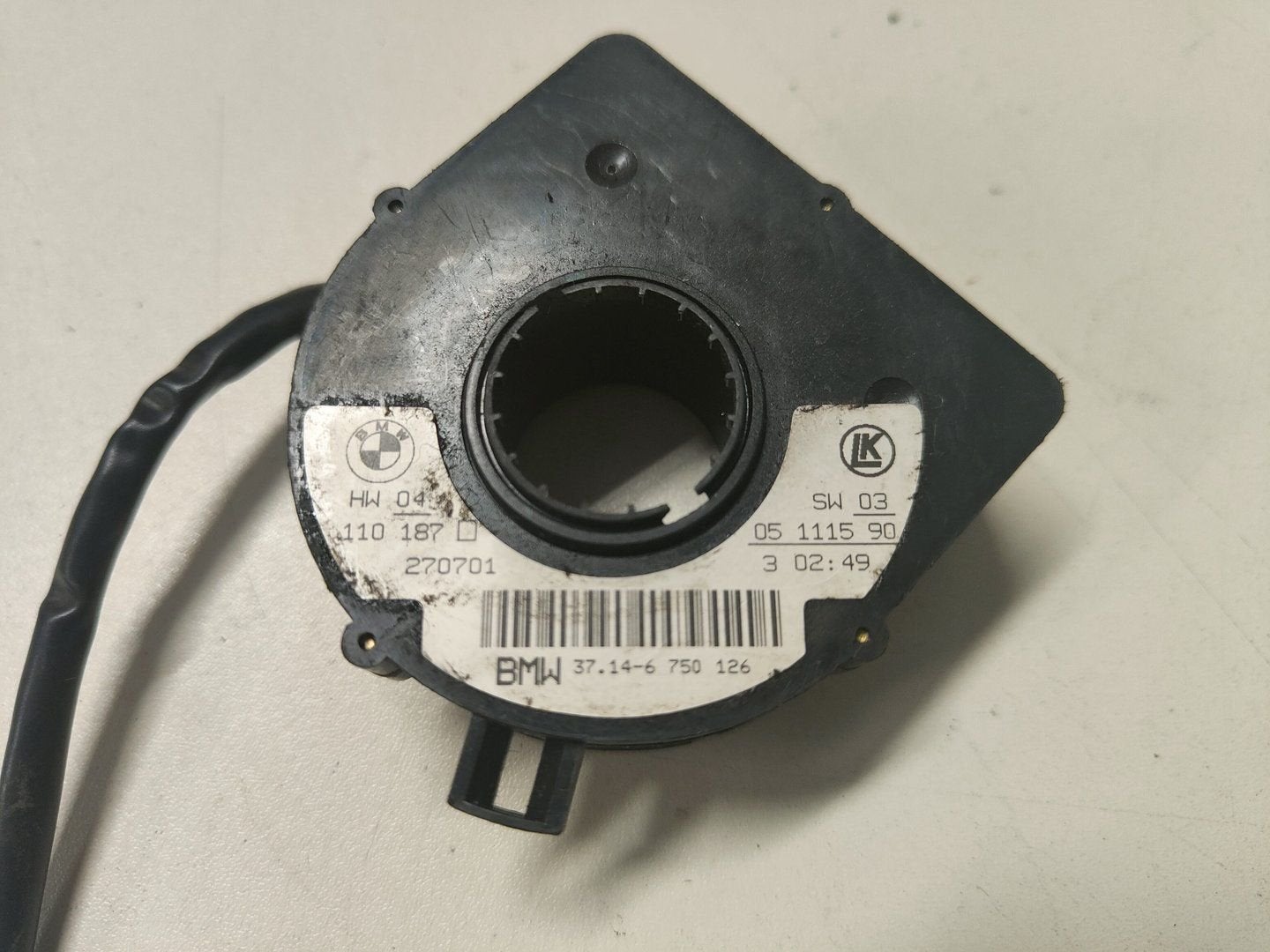 Stuur hoeksensor Stuurkolom BMW 3 5 Z3 Serie E46 E39 6750126, Gebruikt, -, -, Ophalen of Verzenden