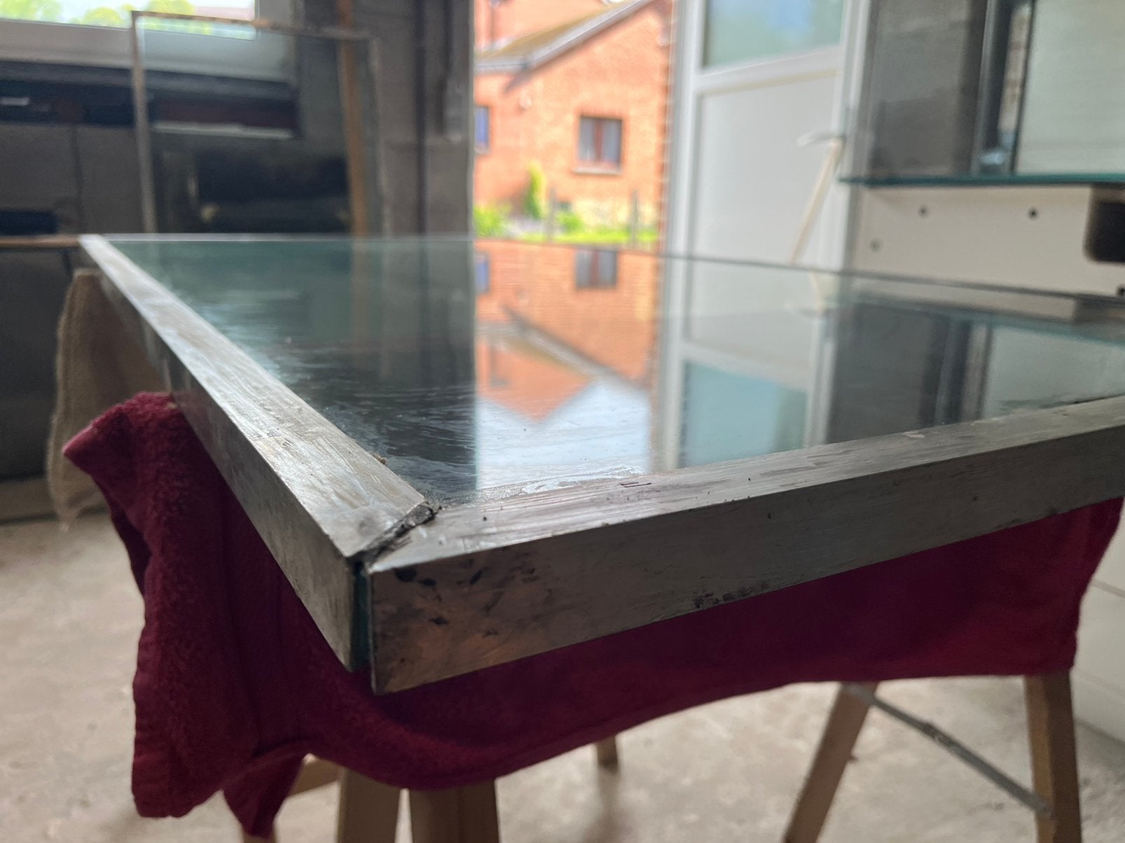 Vitrage feuilleté pour bassin, Enlèvement, Utilisé