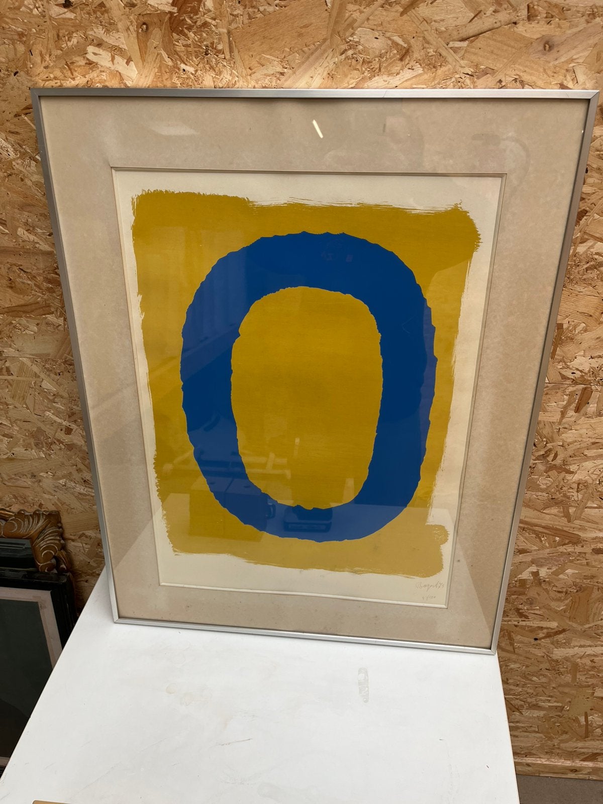 lithographie originale de l'artiste Bram Bogart, Enlèvement
