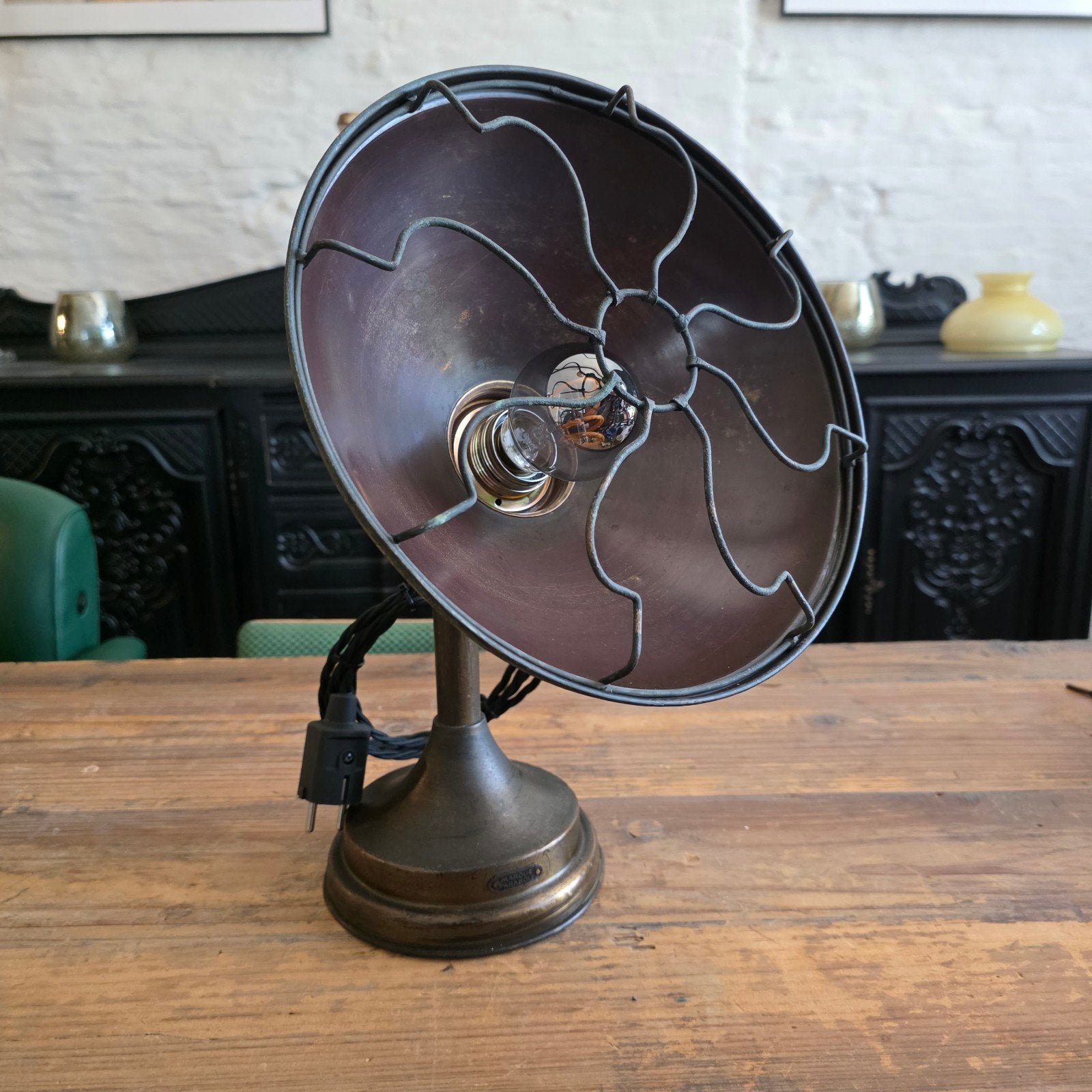 Radiateur rayonnant parabolique de marque française vintage., Enlèvement ou Envoi