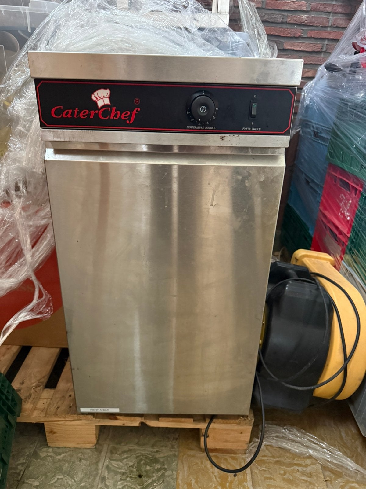 Bordenwarmer, Ophalen, Zo goed als nieuw