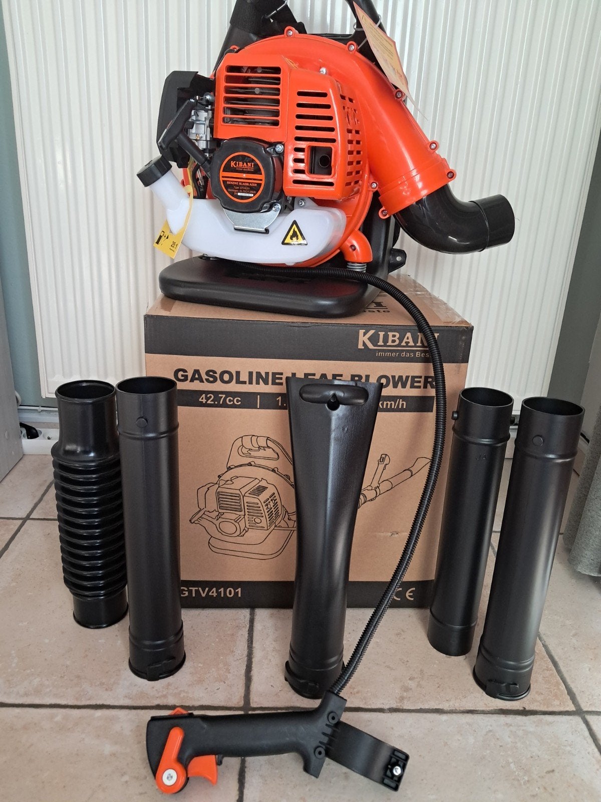Nieuwe benzine bladblazer, Tuin en Terras, Ophalen, Benzine