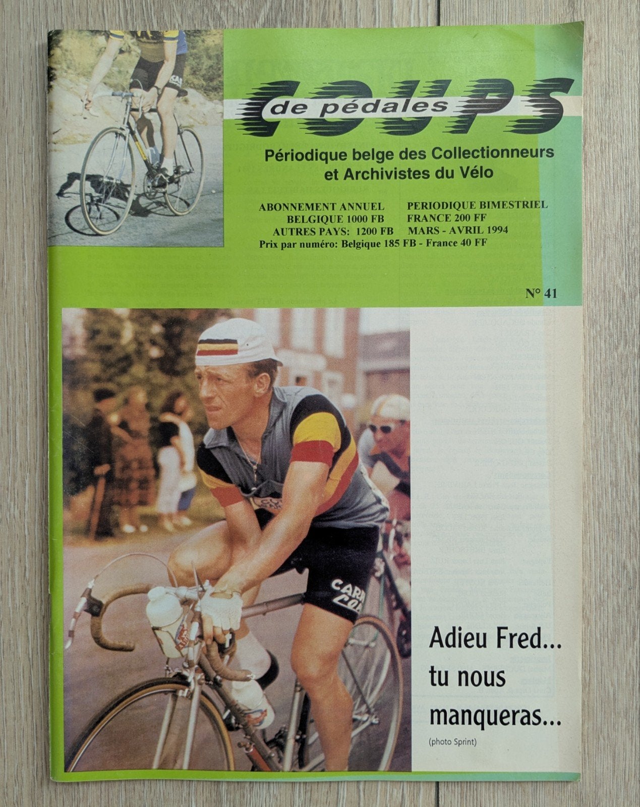Coups de Pédales numéro 41 (1994), Enlèvement ou Envoi, Utilisé, Course à pied et Cyclisme