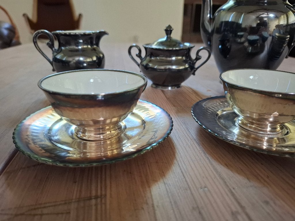 zilver theeservies, Antiek en Kunst, Ophalen