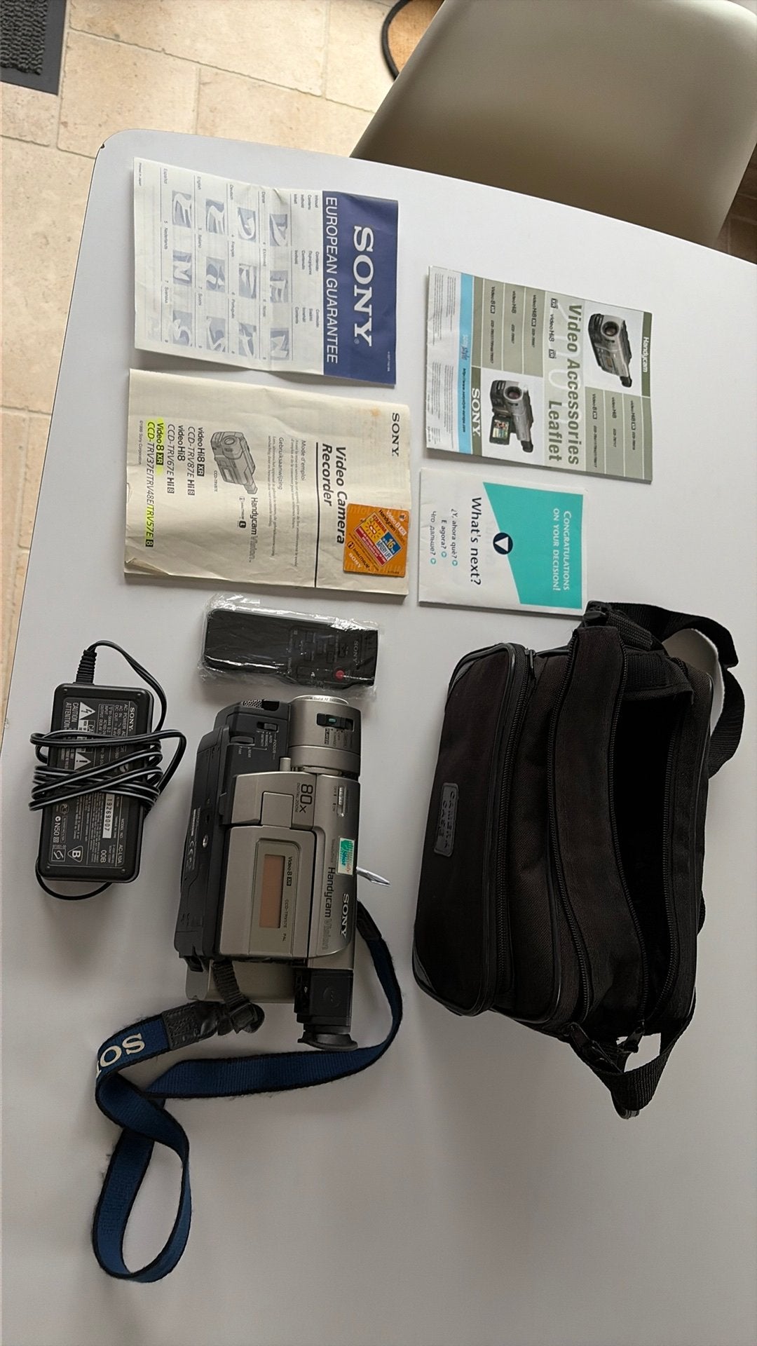 Sony handycam vision, TV, Hi-fi & Vidéo, Enlèvement, Utilisé, Sony