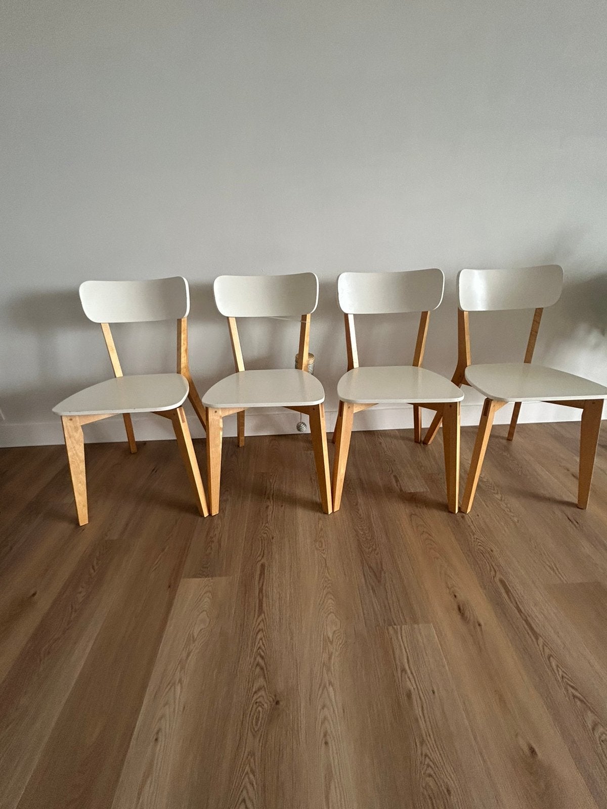 4 stoelen, geen Ikea. Set tafel met stoelen., Huis en Inrichting, Stoelen, Ophalen, Gebruikt, Vier