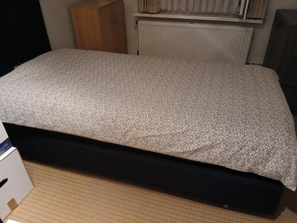 bed, Maison & Meubles, Chambre à coucher | Lits, 100 cm, Tissu, Enlèvement, 200 cm