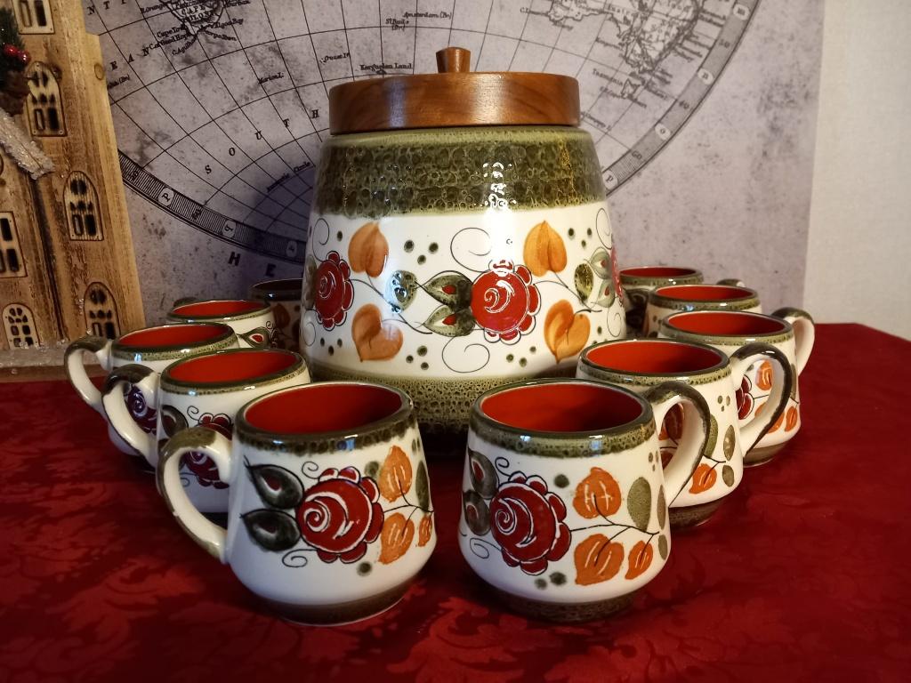Vintage SMF Schramberg 'Tirol' Bowleset – Perfecte Staat, Ophalen of Verzenden