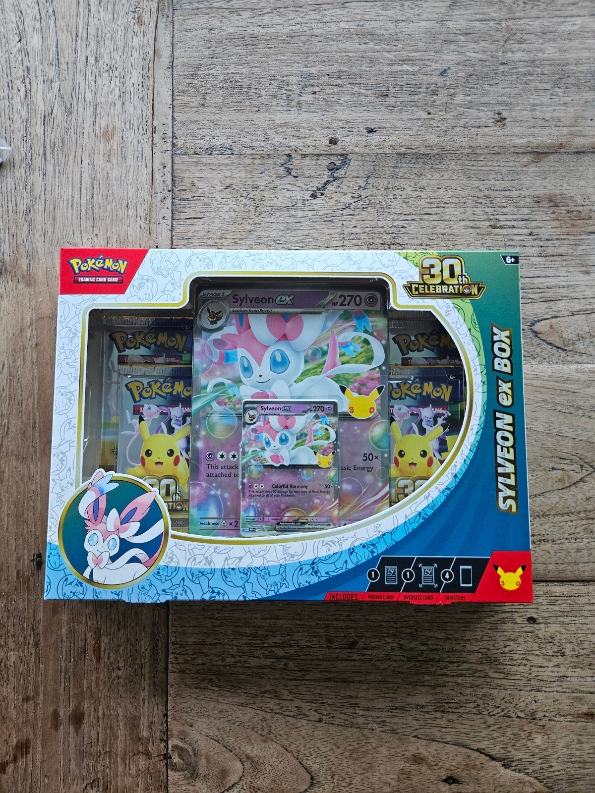 pokemon 30th anniversary sylveon ex box, Ophalen of Verzenden