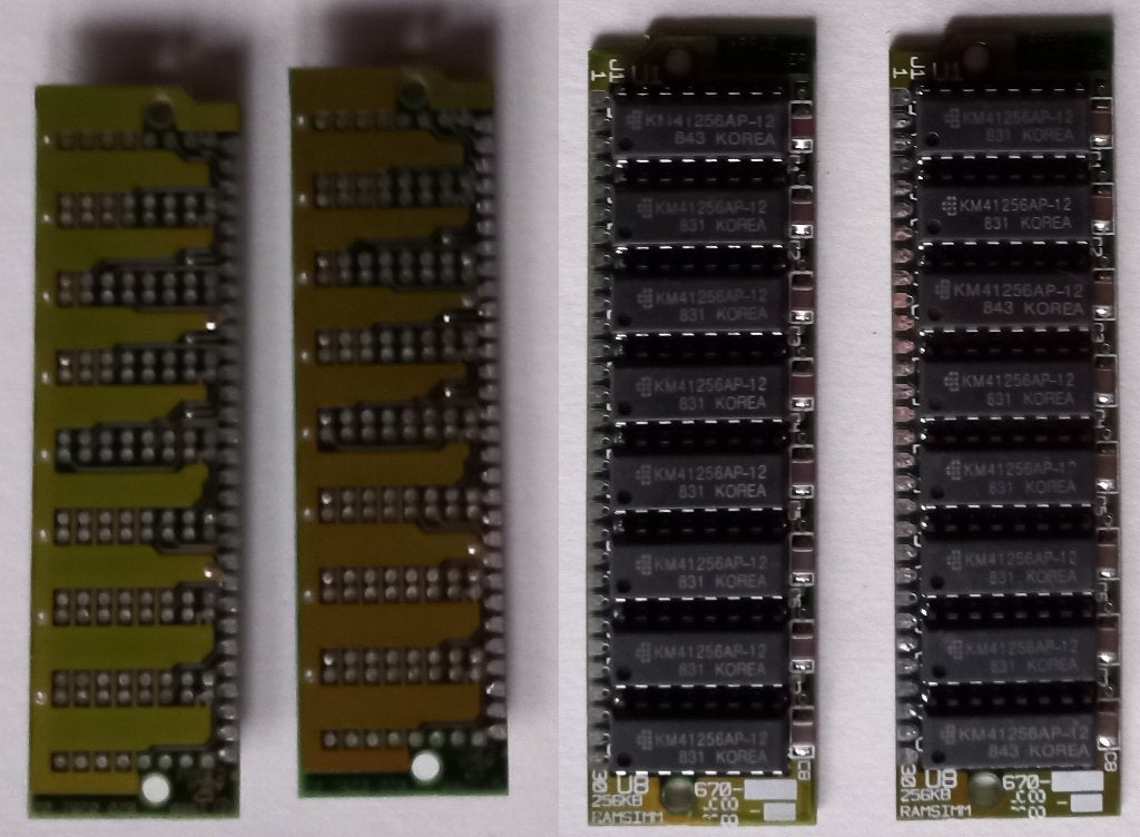 Apple computer---2 modules de mémoire SIMM de 256 Ko, Enlèvement ou Envoi, Utilisé
