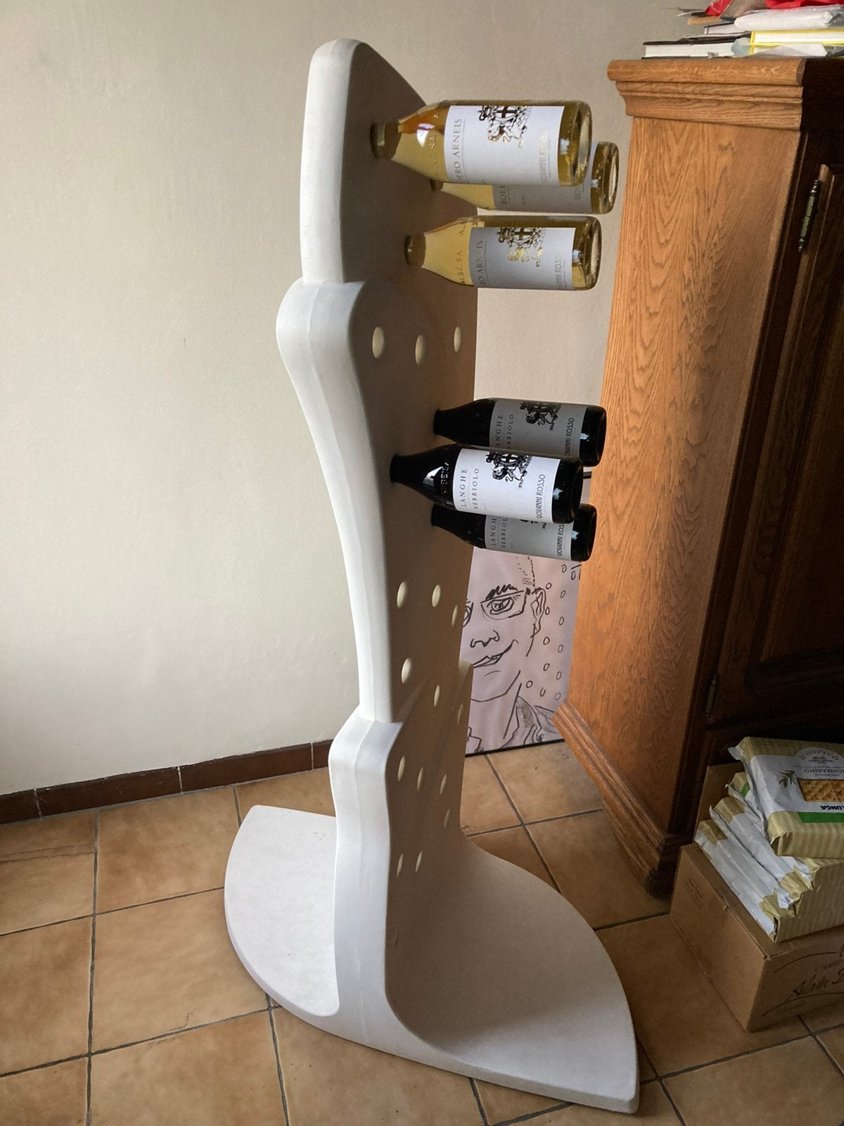 Slide MALBEC kunststof wijnrek cactus, Huis en Inrichting, Ophalen, Gebruikt, Kunststof, 25 flessen of meer