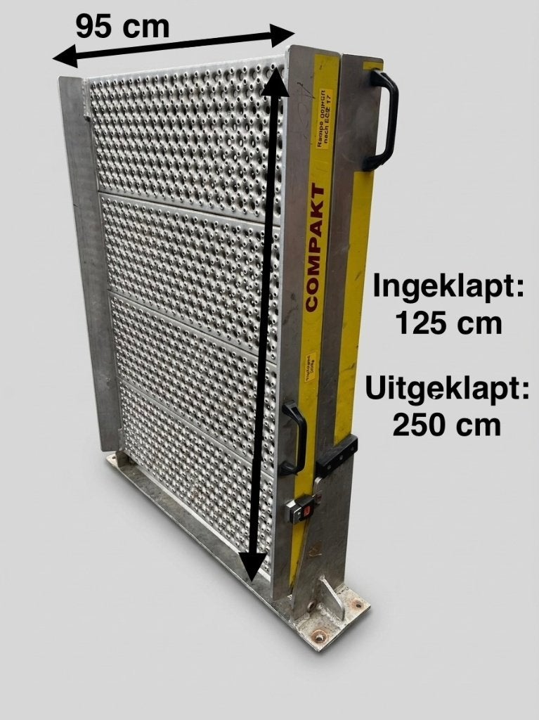Oprijplaat Compact Rijplaat Rampe Rolstoellift Scootmobiel, Auto diversen, Autogereedschap, Ophalen of Verzenden, Gebruikt