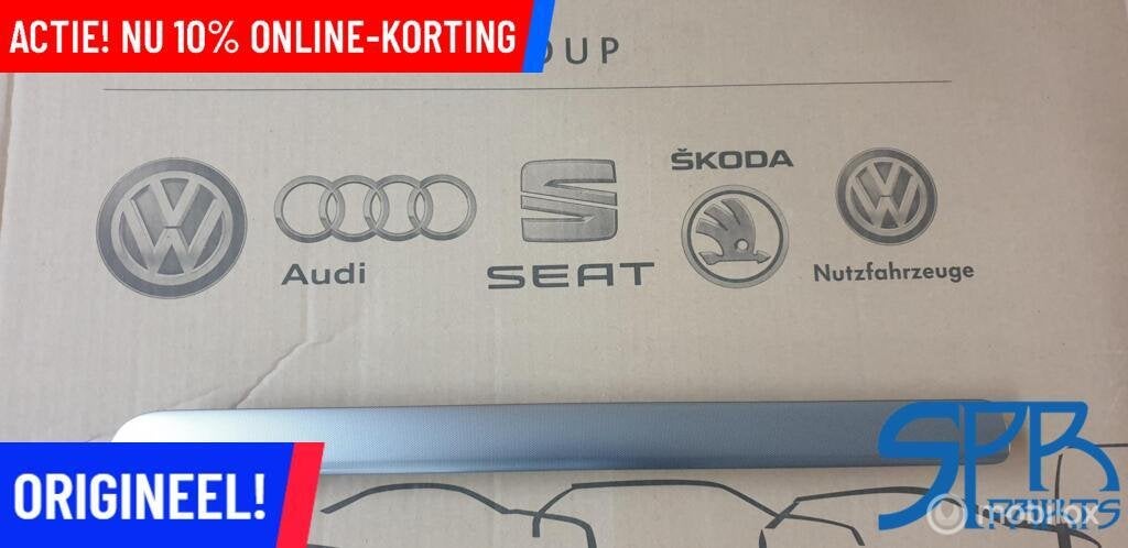 GOLF 7 SIERLIJST SIERSTRIP TRIM DASHBOARD lichtgrijs/stipjes, Auto-onderdelen, Interieur en Bekleding, Gebruikt, Volkswagen, Ophalen of Verzenden