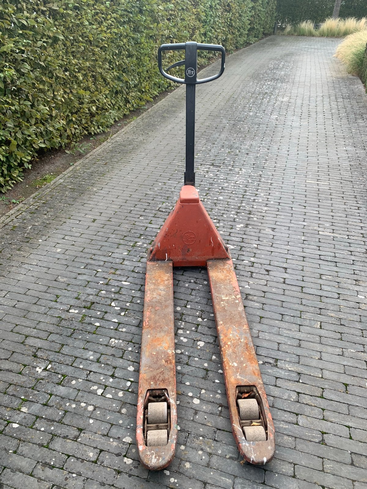 Transpallet, Ophalen, Gebruikt