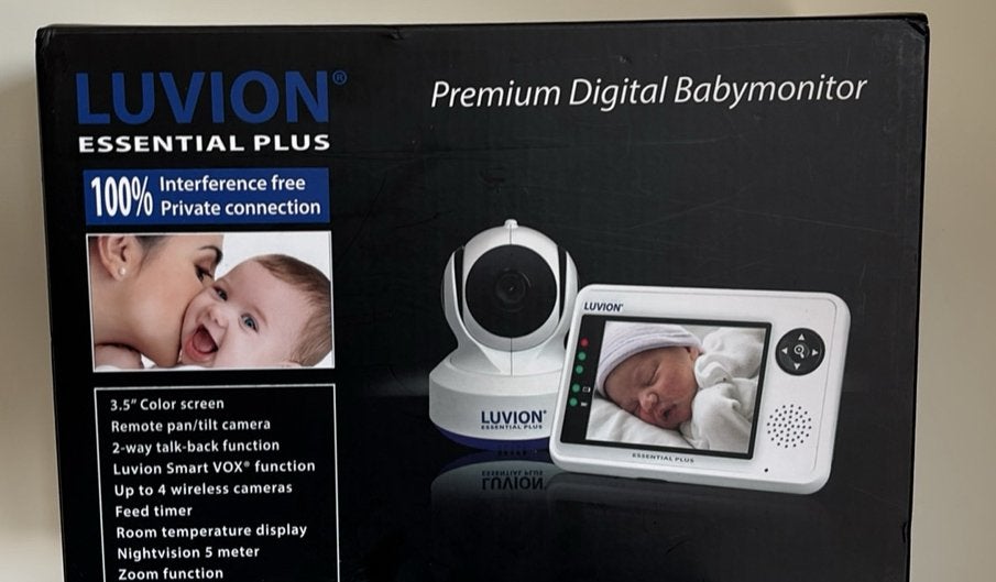 Luvion Essential Plus Babyfoon met Camera, Kinderen en Baby's, Ophalen of Verzenden, Zo goed als nieuw, Camera