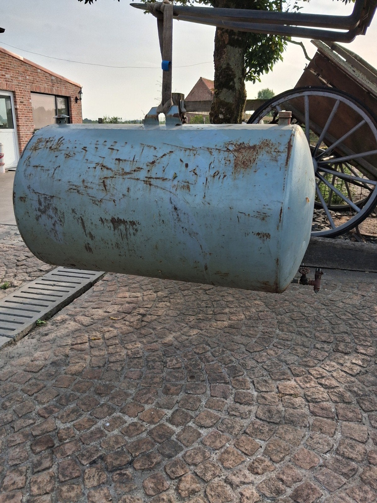 mazouttank, Ophalen