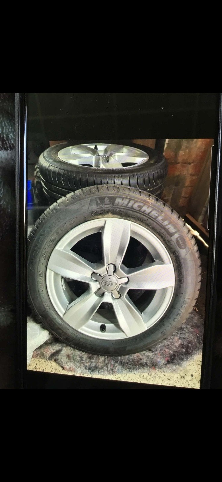 kit de pneu ete avec jante audi A1, Enlèvement