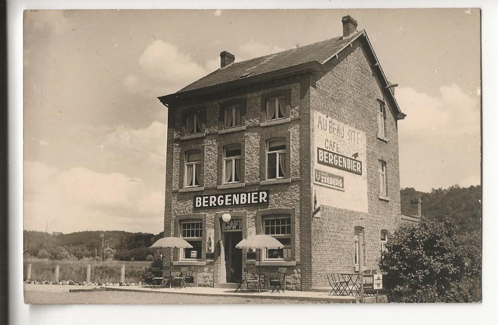 aalst cafe pk cpa bergenbier zeeberg publi fotokaart, Ophalen of Verzenden, 1920 tot 1940, Ongelopen