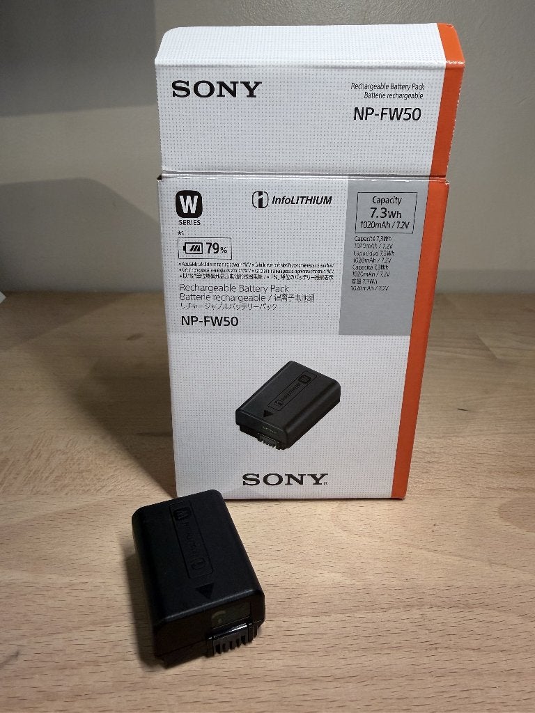 Batterie Sony NP-FW50, TV, Hi-fi & Vidéo, Photo | Accumulateurs & Batteries, Batterie, Sony, Enlèvement, Sony