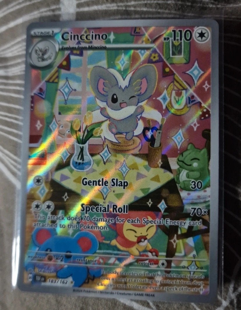 Engelse pokemon kaart cinccino temporal forces, Ophalen