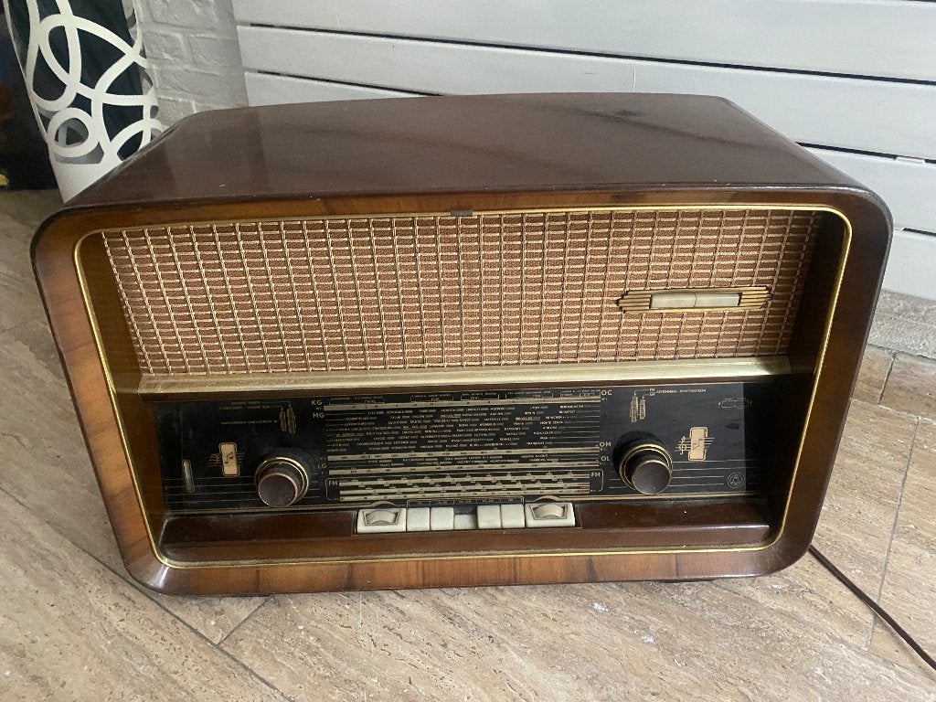 Oude vintage radio, Ophalen, Niet werkend, Radio