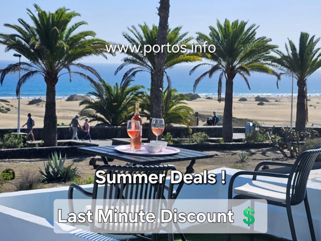 Gran Canaria, Maspalomas (4 p.) 2 slpk. - zeezicht - zwembad, Vakantie, Canarische Eilanden, Wasmachine, 2 slaapkamers, Overige