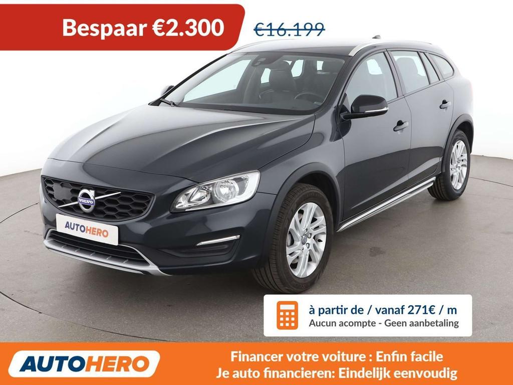 Volvo V60 Cross Country 2.0 D3 Momentum, Autos, Cuir, Argent ou Gris, Achat, 110 kW